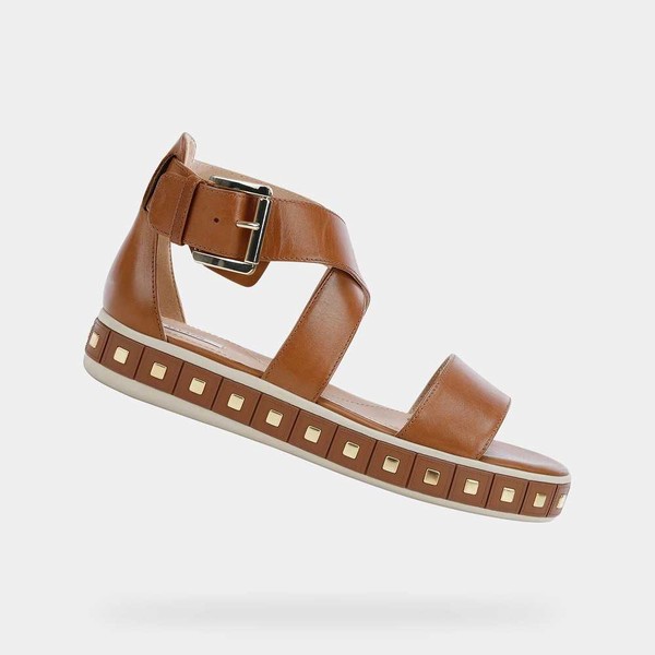 Geox Respira Cognac Womens Sandals SS20.8DI42